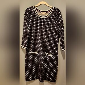 Boden Size 12 Polka Dot Sweater Dress